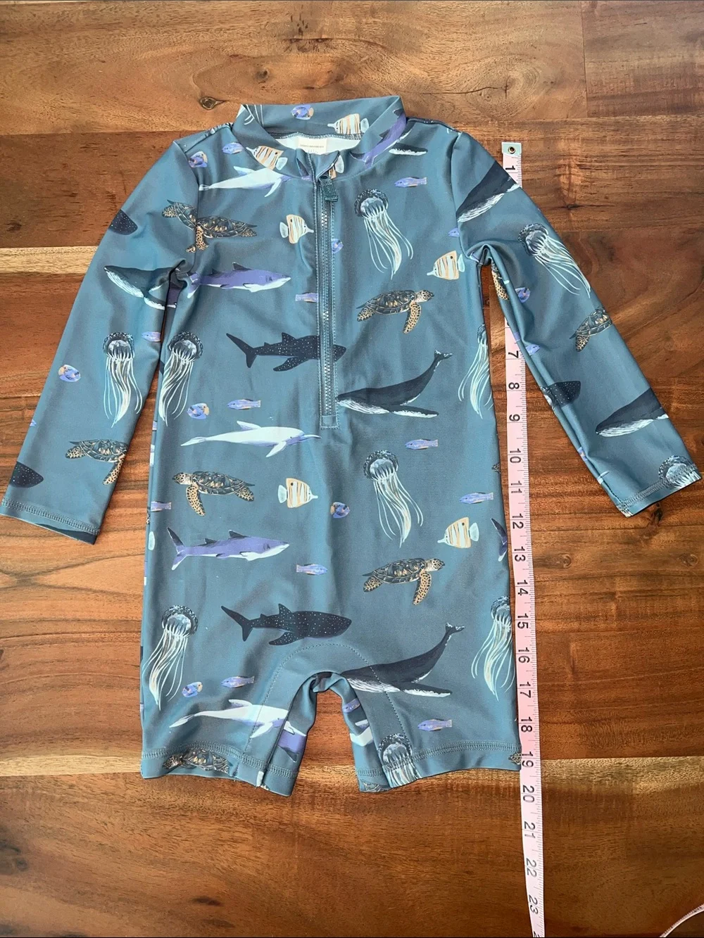 Baby Recycled Long Sleeve Rashguard Swimsuit